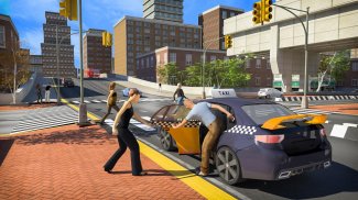 出租车模拟器游戏2017年 screenshot 1