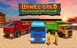 Supir Truk Transporter Emas: Game Mengemudi Truk screenshot 3