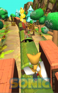 Blue Hedgehog Run - Jungle Rush Adventure screenshot 7