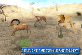 Lion Simulator Family: Animal Survival Games screenshot 11