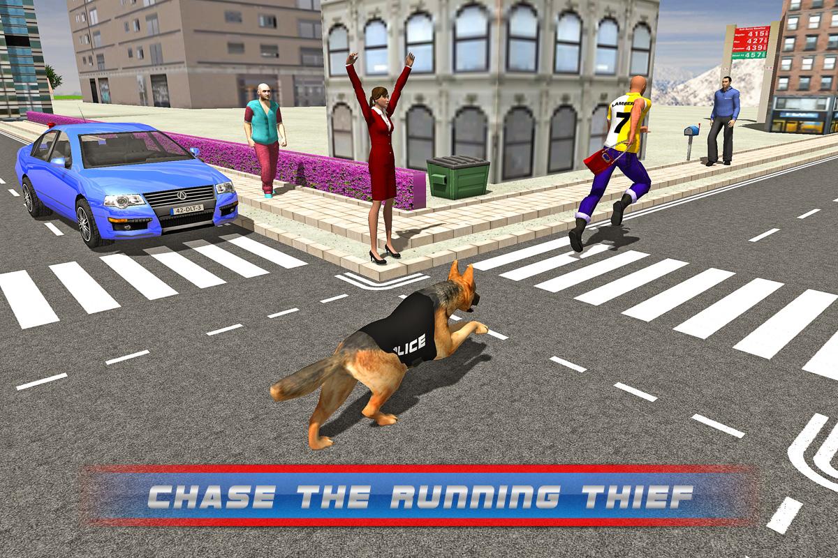 Download do APK de Cachorro correr atrás Jogos : Polícia Crime para Android