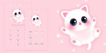 Pink Kitty Theme – AppLock screenshot 3