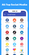 All social media and social networks in 1 app 2020 screenshot 3
