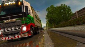 จำลอง 3D Euro Truck Driving Simulator จริง screenshot 4