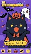 Cute Wallpaper Black Halloween Cat Theme screenshot 4