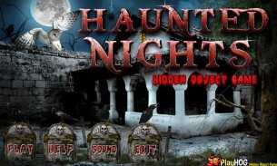 Haunted Nights Hidden Object screenshot 1