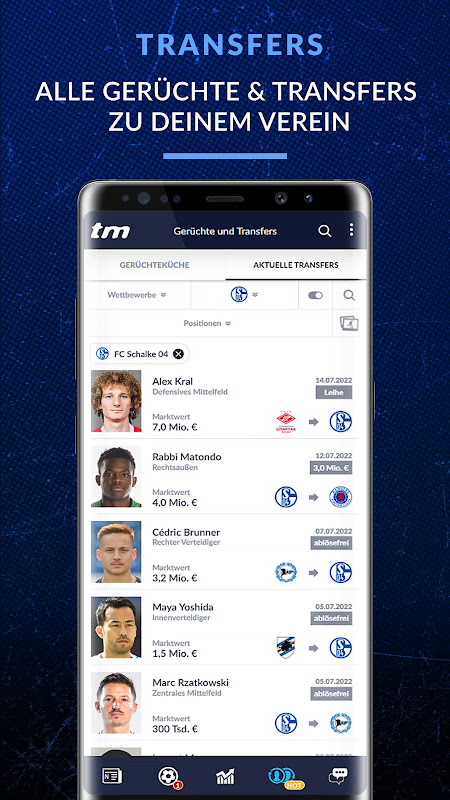 Transfermarkt Fußballdatenbank - Apps on Google Play