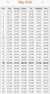 Monthly Prayer Timetable screenshot 0