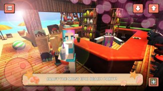Beach Party Craft: Khiêu vụ Trò chơi Tiệc tùng screenshot 1