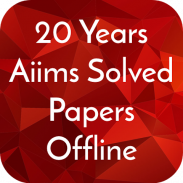 20 Years Aiims Solved Papers Offline screenshot 7