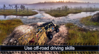 Trucking in the mountains off-road 3D screenshot 2