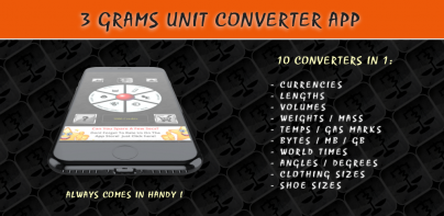 3 Grams Unit Converter