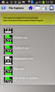 Import contacts  CSV TXT XLS screenshot 1