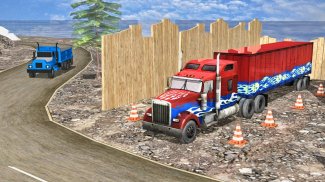 Construção Cargo Truck sim 3d screenshot 1