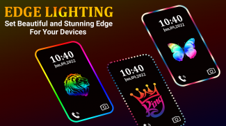 Neon Edge light wallpapers screenshot 1