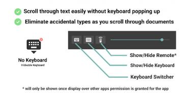 No Keyboard: Hideable keyboard screenshot 5
