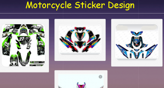 Motorcycle Sticker Design screenshot 0