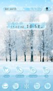 Winter Wallpaper Snow Tree Theme screenshot 3