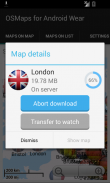 OSM City Maps for Android Wear screenshot 8