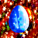 Glow Christmas Egg Icon