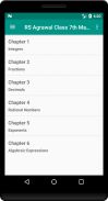 RS Aggarwal Class 7 Maths Solutions [ OFFLINE ] screenshot 0