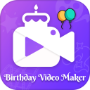 Birthday video maker with song Icon