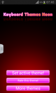 Keyboard Thema Neon screenshot 4