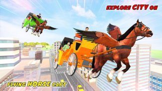 Flying Horse Buggy Taxi Drive screenshot 2