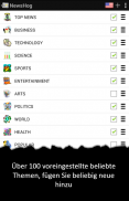 NewsHog: Nachrichten & Wetter screenshot 4