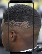 Black Men Line Hairstyle screenshot 1