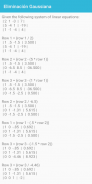 Eliminación Gaussiana screenshot 2