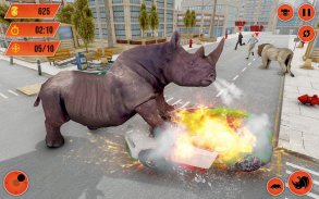 Gorilla City Rampage :Animal Attack Game Free screenshot 0
