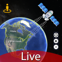نقشه زمین زنده - نقشه جهانی 3D ، نمای ماهواره ای Icon