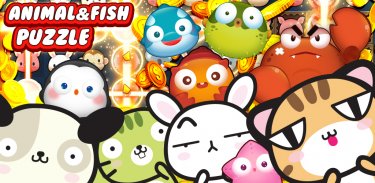 Puzzle Hot Animal & Fish : Match 3 Puzzle Game screenshot 0