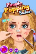 Pryszcz Popping Spa Salon Gry screenshot 4