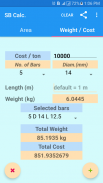 Steel Bars Calculator screenshot 2