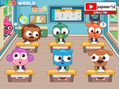 Papo Town School Life screenshot 1