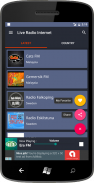 Live Radio Internet screenshot 2