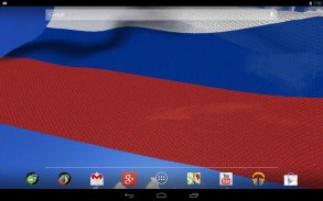 3D Russia Flag Live Wallpaper screenshot 0