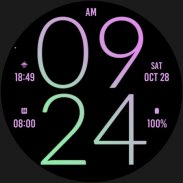 Pink Orchid Light Watch Face screenshot 0