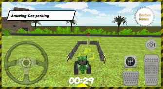 3D Tractor Car Parking screenshot 5