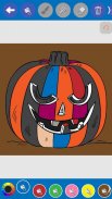 Halloween games free coloring - pumpkin coloring screenshot 2