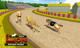 Wild Lion Racing Animal Race screenshot 2