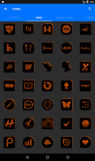 Black and Orange Icon Pack ✨Free✨ screenshot 18