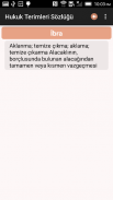 Hukuk Terimleri Sözlüğü screenshot 1