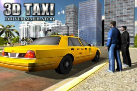 سائق تاكسي المدينة 3D محاكي screenshot 0