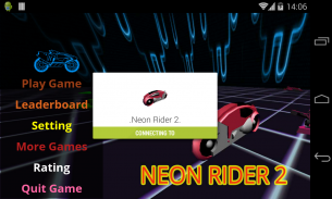 Neon Rider 2 screenshot 1