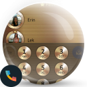 Copper Gold Phone Dialer Theme Icon