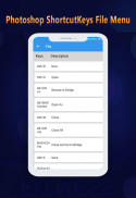 Shortcut Keys for Photoshop screenshot 2
