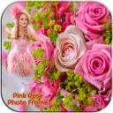 Pink Rose Photo Frames Icon